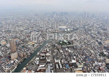 大阪市港区、大正区を空撮 27939911