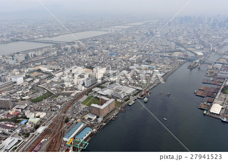 JR安治川口駅周辺を空撮 JR安治川口駅周辺を空撮 27941523