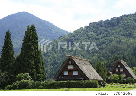 世界遺産 初夏のひだ白川郷 世界遺産 初夏のひだ白川郷 27942666