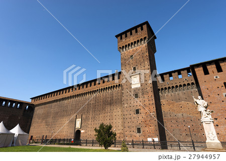 Sforza Castle in Milan Italy - Castello Sforzesco Sforza Castle in Milan Italy - Castello Sforzesco 27944957