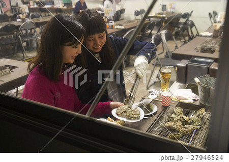 女子旅 宮島観光 かき小屋 女子旅 宮島観光 かき小屋 27946524