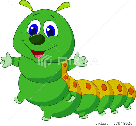 Cute caterpillar cartoon 27948626