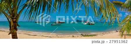 amazing white beaches of Mauritius island 27951362