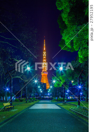 東京 芝公園の夜景(4号地) 東京 芝公園の夜景(4号地) 27952195