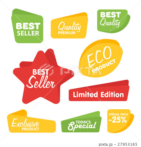 Collection of Raster Abstract Label, Sticker, Tags Collection of Raster Abstract Label, Sticker, Tags 27953165