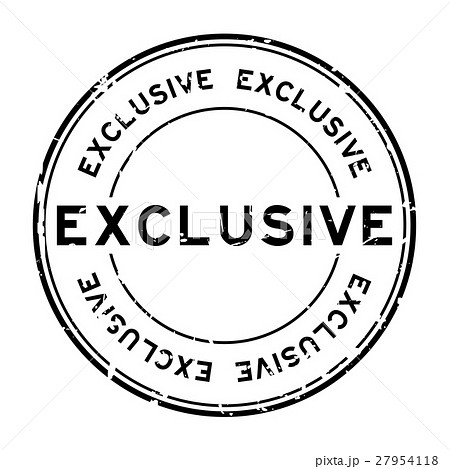 Grunge black exclusive round rubber seal stamp 27954118