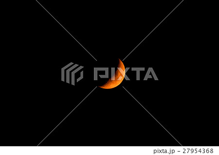 上弦の三日月 月の入り 27954368