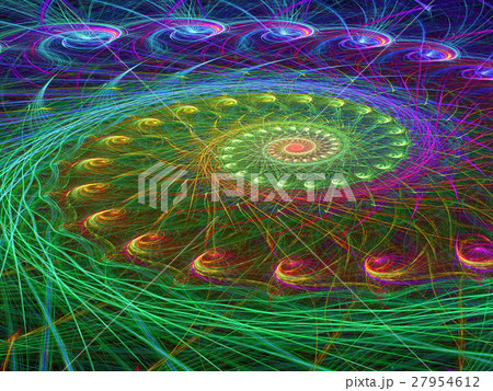 Perspective spiral - abstract digitally generated Perspective spiral - abstract digitally generated 27954612