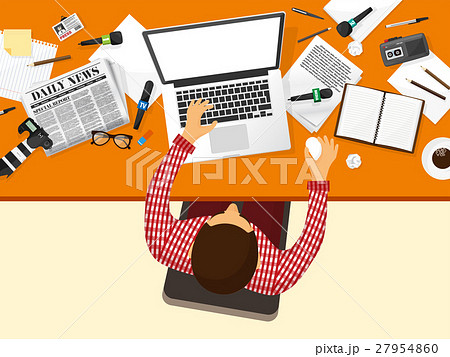 Mass media background in a flat style.Press Mass media background in a flat style.Press 27954860