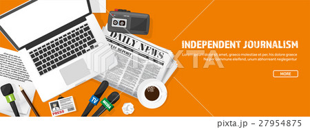 Mass media background in a flat style.Press Mass media background in a flat style.Press 27954875