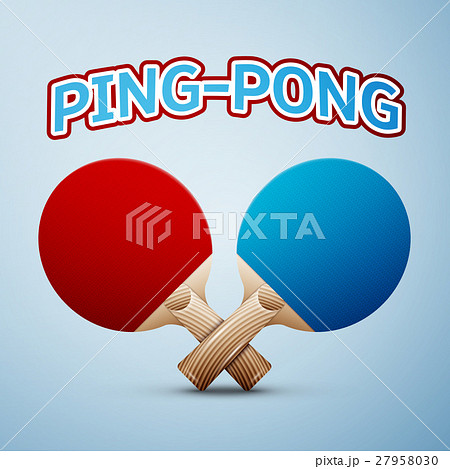 Ping Pong Racketsのイラスト素材