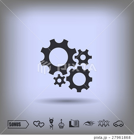 Pictograph of gear Pictograph of gear 27961868