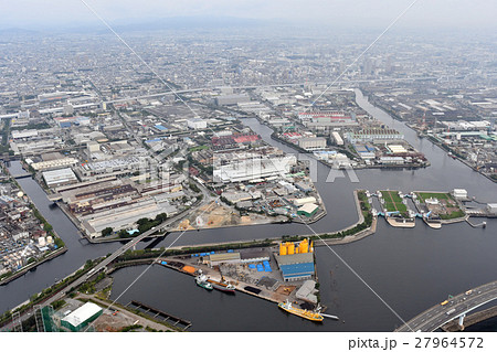 尼崎市のベイエリアを空撮 27964572
