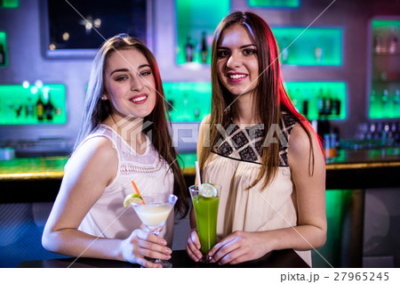 Portrait of beautiful women smiling 27965245