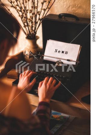 Composite image of news message on a white background 27966570