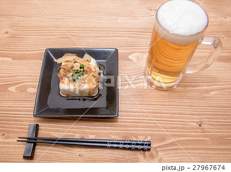 冷奴とビール 冷奴とビール 27967674