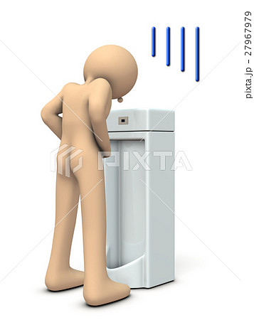 トイレで落胆する後姿の男性 トイレで落胆する後姿の男性 27967979