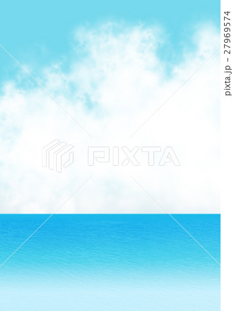 空と海のイラスト素材 [27969574] - PIXTA