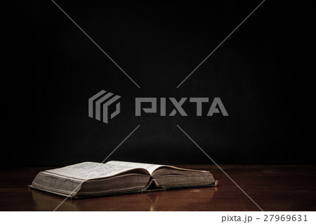 Open Book On Table 27969631