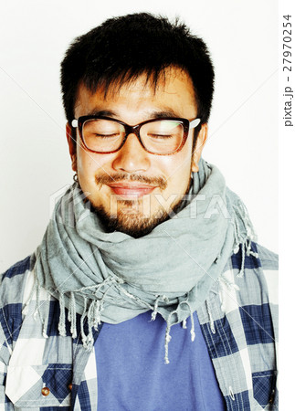 young handsome asian man hipster in glasses on 27970254