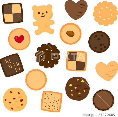Various cookies - Stock Illustration [27970685] - PIXTA