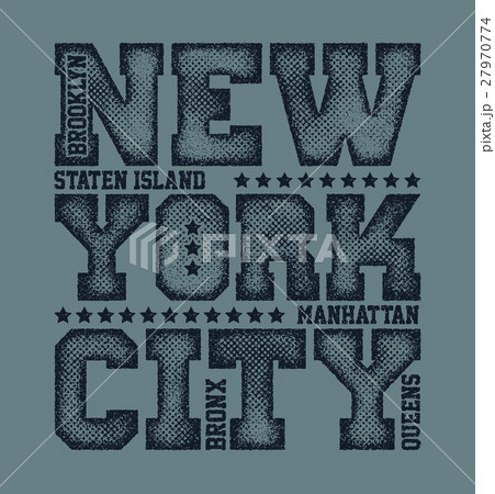 New York City Typography Graphics 27970774