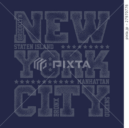 New York City Typography Graphics 27970776