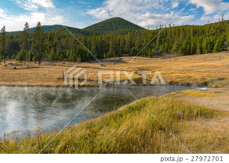Landscape of Yellowstone National Park 27972701