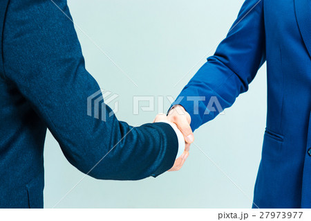 handshake isolated on gray handshake isolated on gray 27973977