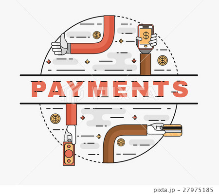 Set line art flat illustration of the concept 27975185