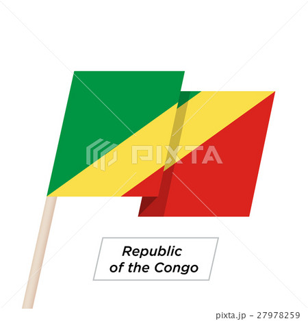 Republic of the Congo Ribbon Waving Flag Isolated Republic of the Congo Ribbon Waving Flag Isolated 27978259