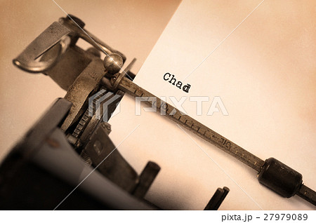 Old typewriter - Chad 27979089