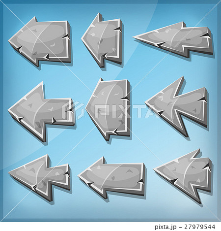 Stone Arrows Signs For Ui Game 27979544