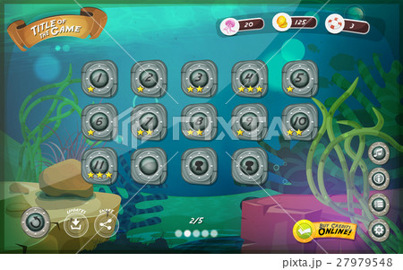Submarine Game User Interface For Tablet Submarine Game User Interface For Tablet 27979548