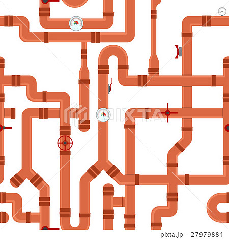 Pipe Connector and Valve Background Pattern Pipe Connector and Valve Background Pattern 27979884