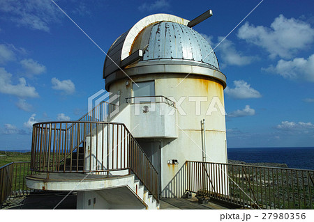 波照間島 星空観測タワーの写真素材