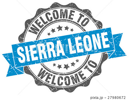 Sierra Leone round ribbon seal Sierra Leone round ribbon seal 27980672