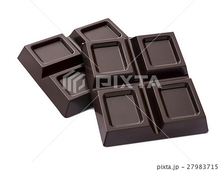Chocolate bars 2 isolated on white background Chocolate bars 2 isolated on white background 27983715