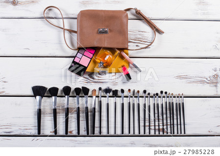 Women's handbag with accessories. Women's handbag with accessories. 27985228
