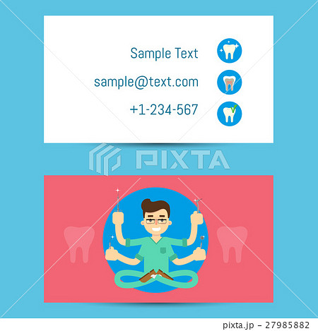 Professional business card for dentists Professional business card for dentists 27985882