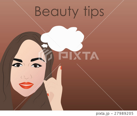 beauty tips background, illustration in vector beauty tips background, illustration in vector 27989205