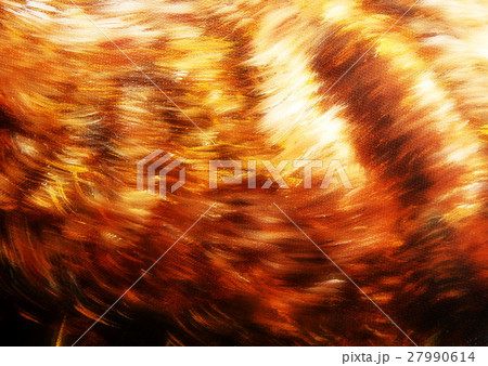 detail of animal fur structure, hand painted and 27990614