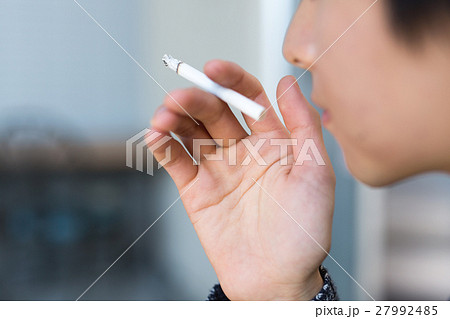 タバコ 喫煙の写真素材