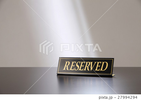 reserved sign 27994294