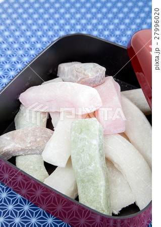 郷土の和菓子、切さんしょう、きりざんしょ、切山椒 27996020