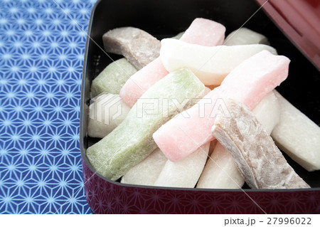 郷土の和菓子、切さんしょう、きりざんしょ、切山椒 27996022