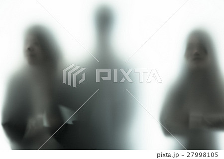 人物シルエット　ネガティブイメージ 27998105