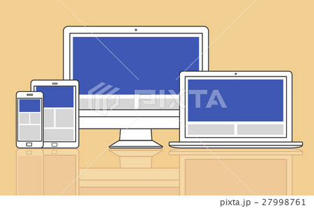 Web Design Template Copy Space Concept 27998761