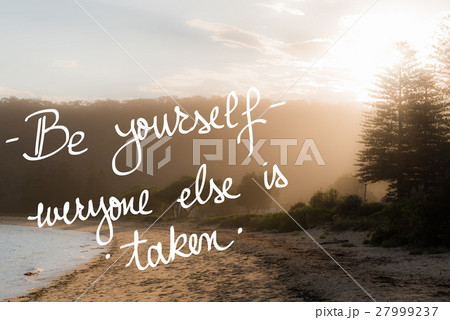Be Yourself, Everyone Else Is Taken message 27999237
