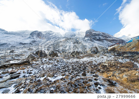 beautiful landscape on top of Annapurna base camp 27999666